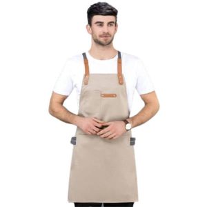 Beige Kitchen Apron for Men Beige Kitchen Apron for Men