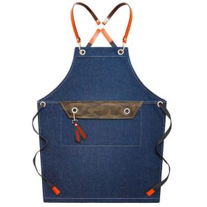 Blue Denim Kitchen Apron Blue Denim Kitchen Apron
