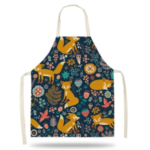 Cute Fox Kids Kitchen Apron