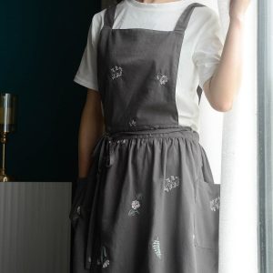 Embroidered Apron