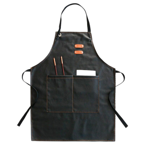 Faux Leather Apron
