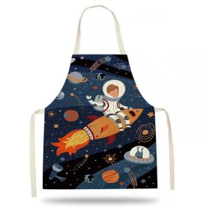 Kids Astronaut Kitchen Apron
