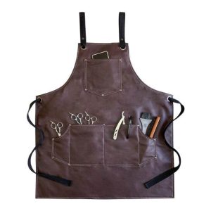 Purple Vegan Leather Apron
