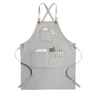 Grey Kitchen Apron