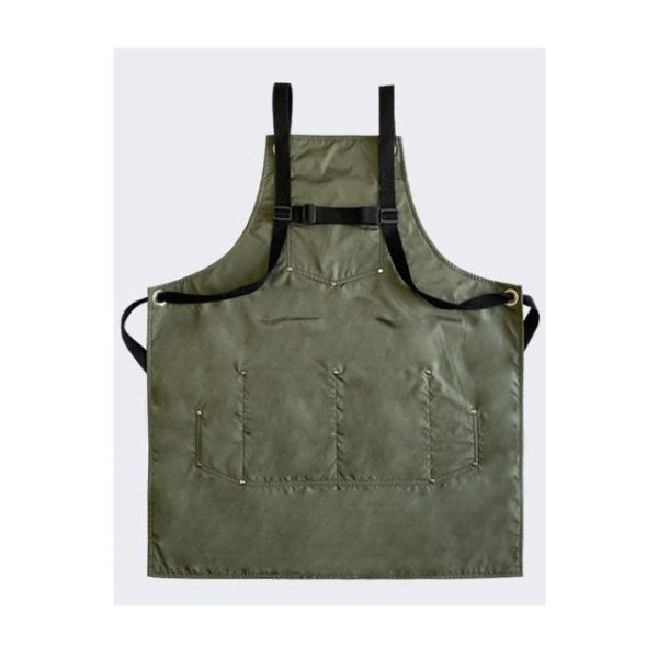 Black Vegan Leather Apron